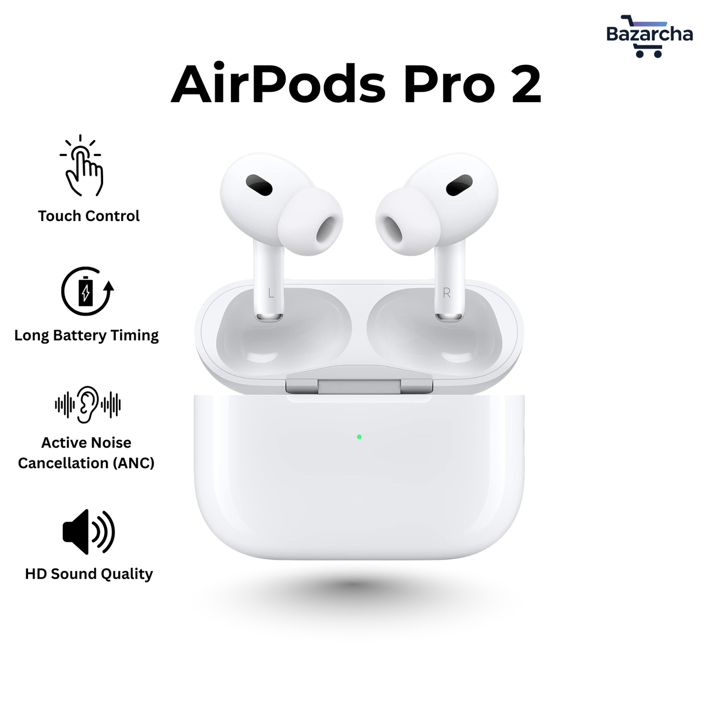 AirPods Pro 2 Type-C Wireless Earbuds with ANC Features