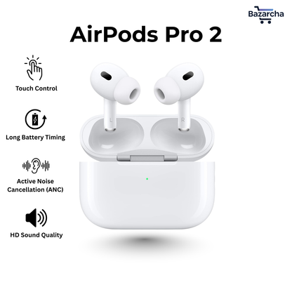AirPods Pro 2 Type-C Wireless Earbuds with ANC Features Bazarcha