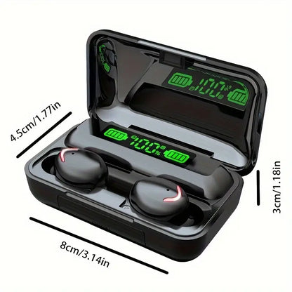 M10 Wireless Earbuds V5.3: LED Display and HiFi Sound Bazarcha
