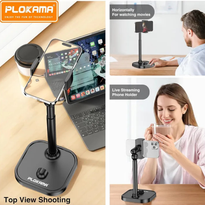 PLOKAMA DT-80 360° Rotating Adjustable Tabletop Stand Bazarcha