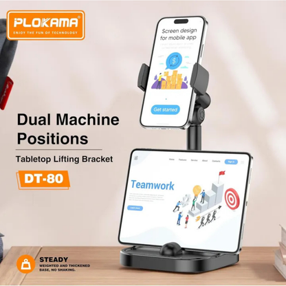PLOKAMA DT-80 360° Rotating Adjustable Tabletop Stand Bazarcha