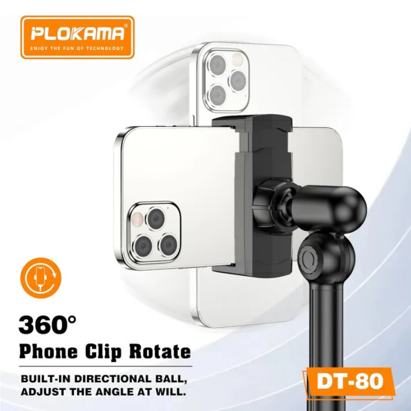 PLOKAMA DT-80 360° Rotating Adjustable Tabletop Stand Bazarcha