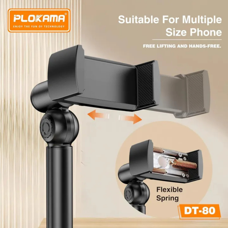 PLOKAMA DT-80 360° Rotating Adjustable Tabletop Stand Bazarcha