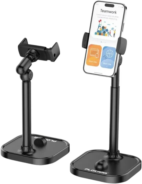 PLOKAMA DT-80 360° Rotating Adjustable Tabletop Stand