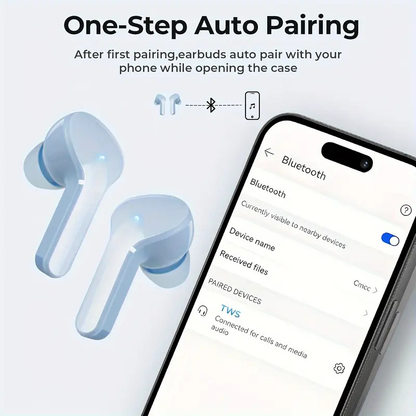 Air31 Bluetooth Earbuds V5.3 with ENC Noise Cancellation Bazarcha