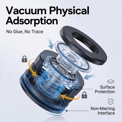 K007 Vacuum Suction Magnetic Phone Holder Bazarcha