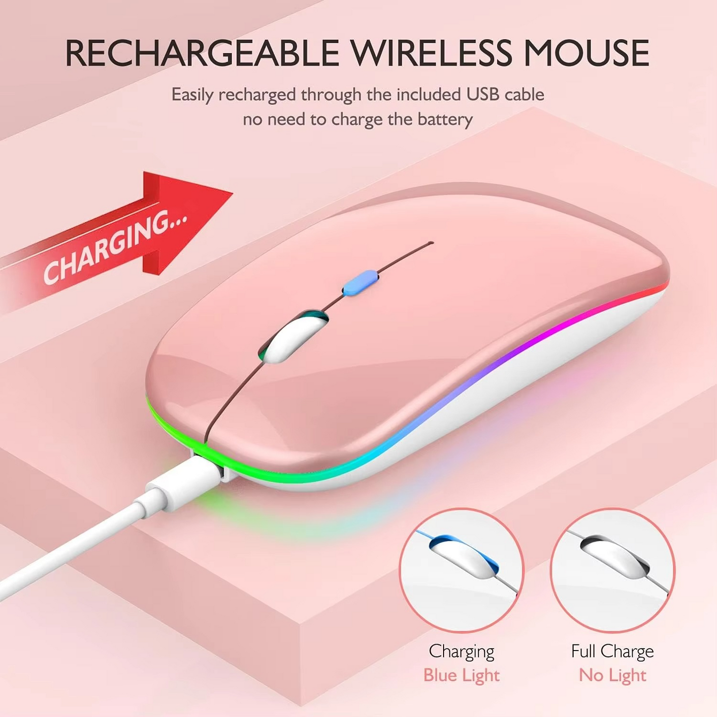 HP W10 Wireless Bluetooth Rechargeable Mouse Bazarcha