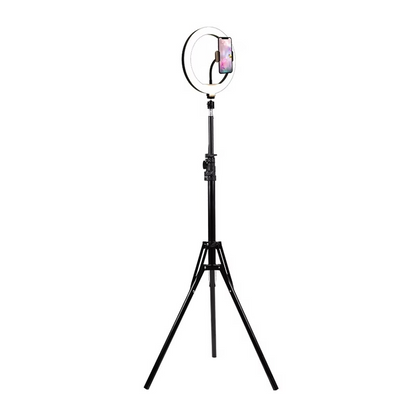 LED Ring Fill Light 26cm with Phone Holder & Flexible Arm - USB Powered Bazarcha