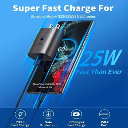 Samsung 25W USB-C PD Super Fast Charging Adapter Bazarcha
