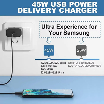 Samsung 45W USB-C PD Super Fast Charging Adapter Bazarcha