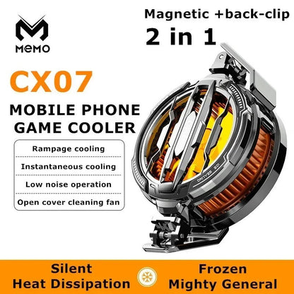 MEMO CX07 Magnetic Phone Cooler Fan for Gaming and Use My Store