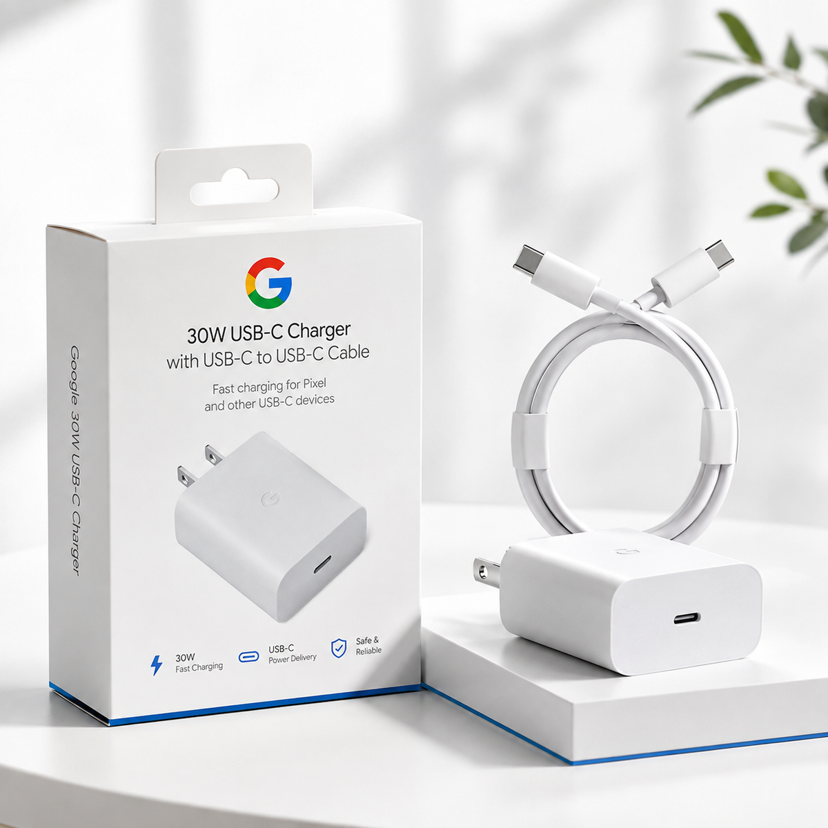 Google Pixel 30W USB-C Fast Charger Adapter Bazarcha