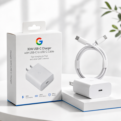 Google Pixel 30W USB-C Fast Charger Adapter Bazarcha