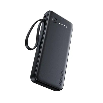 VEN-DENS VD-PB059 20000mAh Power Bank with Built-in Type-C, Lightning & Micro USB Cables - Portable Charger Bazarcha
