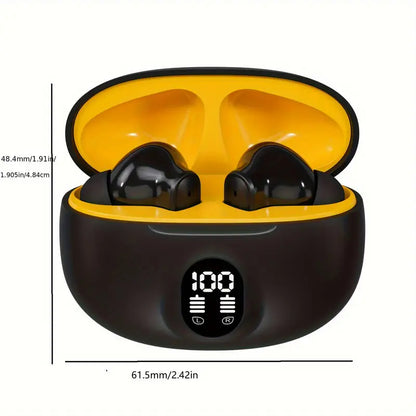 Stereo 895B Bluetooth Earbuds V5.4 with Noise Cancellation Bazarcha