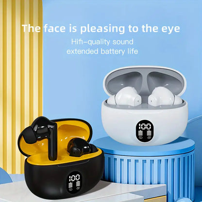 Stereo 895B Bluetooth Earbuds V5.4 with Noise Cancellation Bazarcha