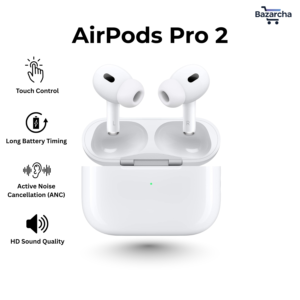 Home airpods pro 2 type c wireless earbuds with anc & touch control – premium quality bluetooth earbuds