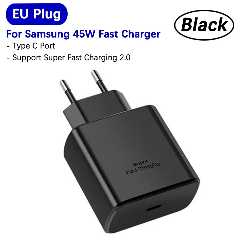 samsung 45w usb c pd super fast charging adapter with smart protection & high speed output samsung 45w usb c pd super fast charging adapter with smart protection & high speed output